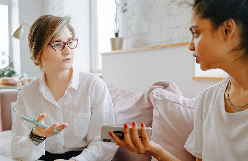 Total Care OT Two Girls Talking Two Girls Talking